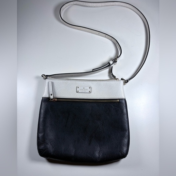 Kate Spade Black and Cream Crossbody Bag - Picture 1 of 3